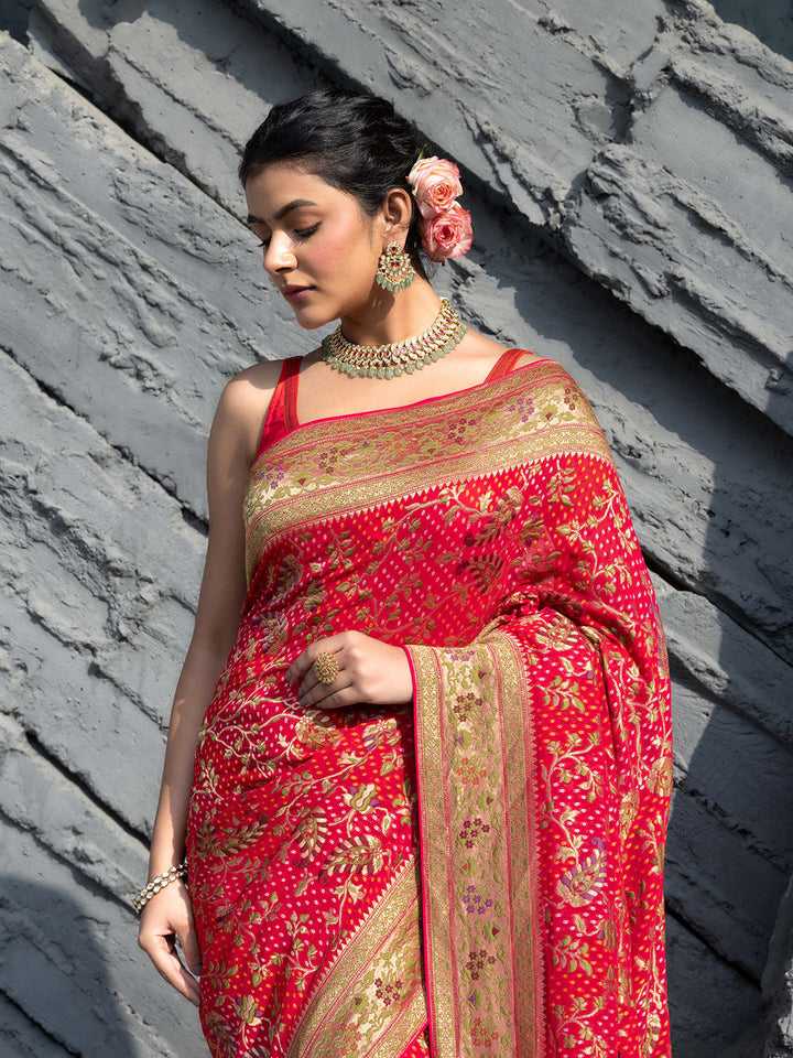 Plain Georgette Saree