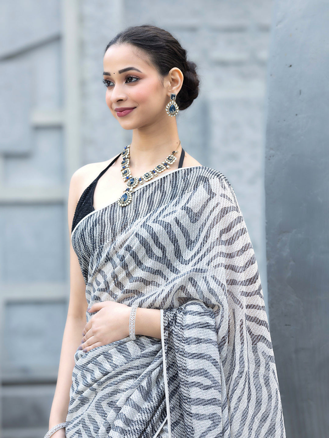 Embroidered Georgette Luxe Saree