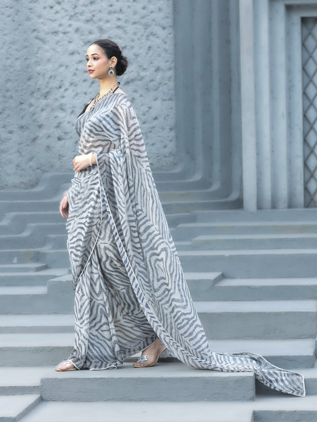 Embroidered Georgette Luxe Saree