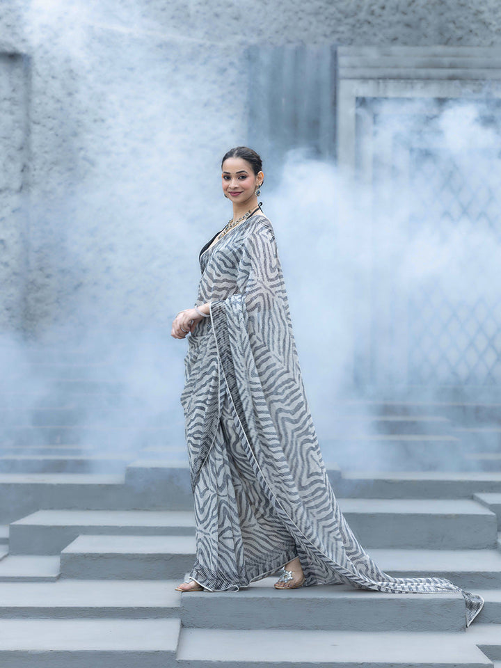 Embroidered Georgette Luxe Saree