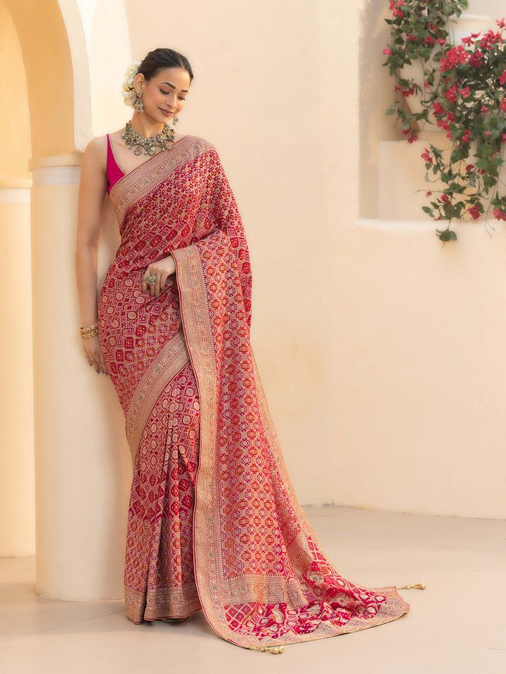 Embroidered Georgette Saree