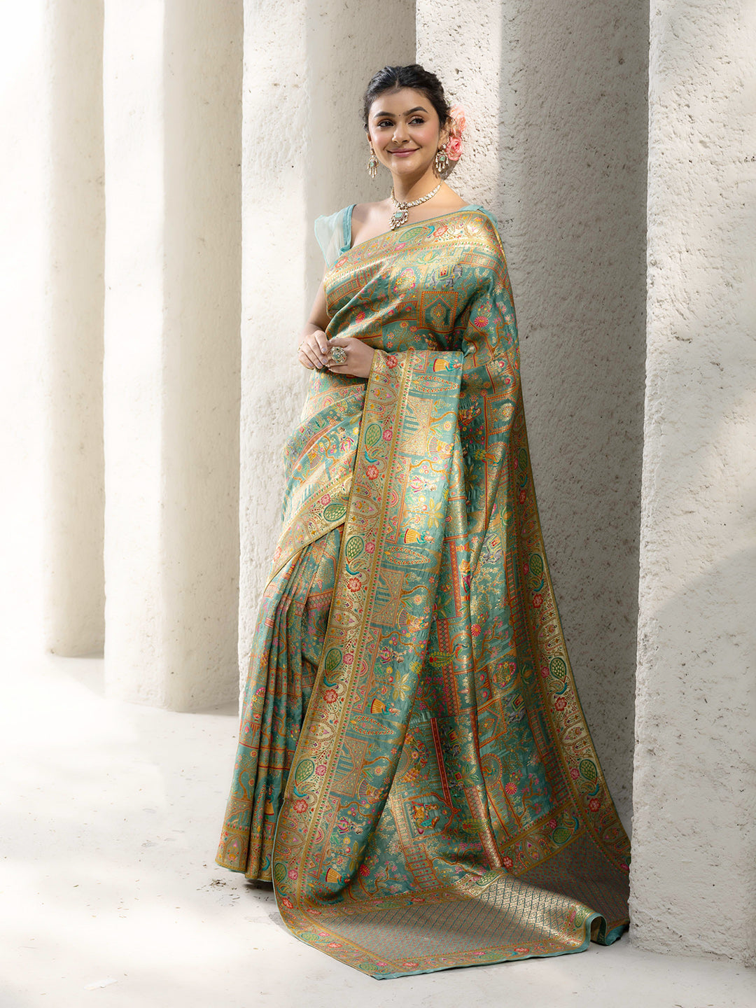 Woven Design Dola Silk Saree