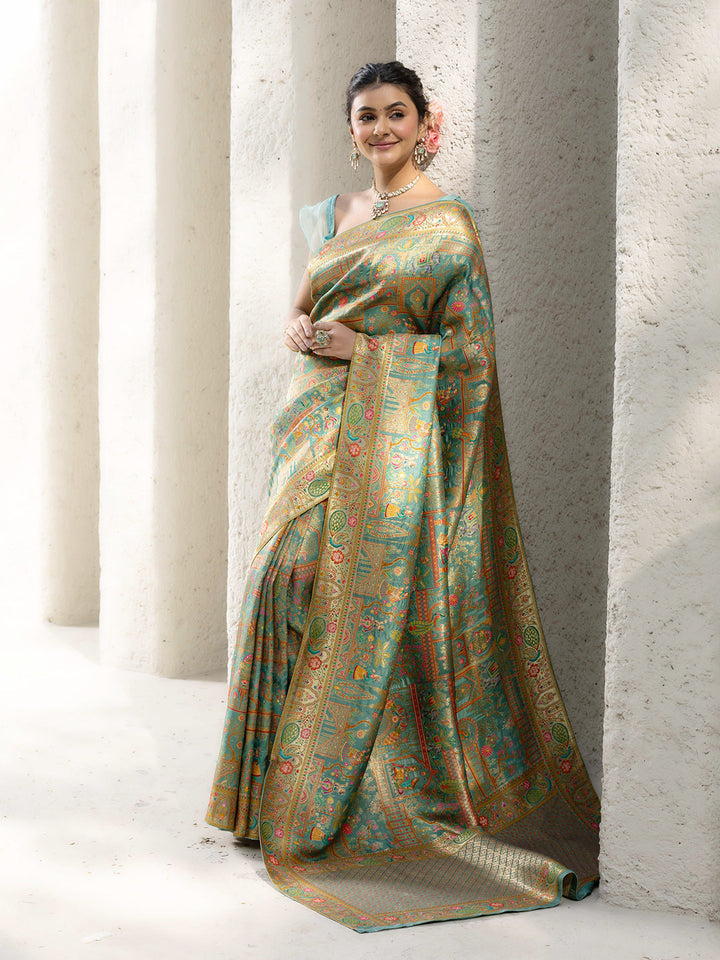 Woven Design Dola Silk Saree
