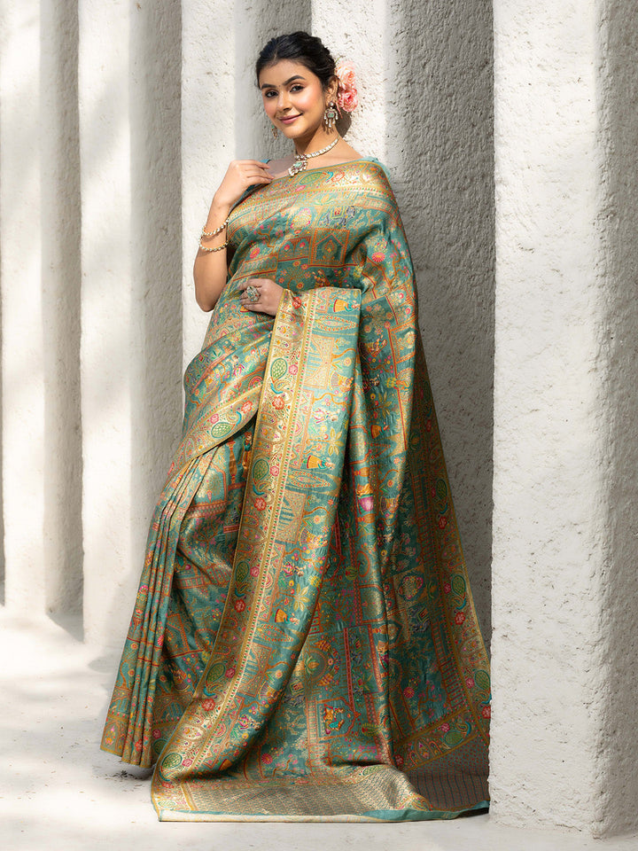 Woven Design Dola Silk Saree