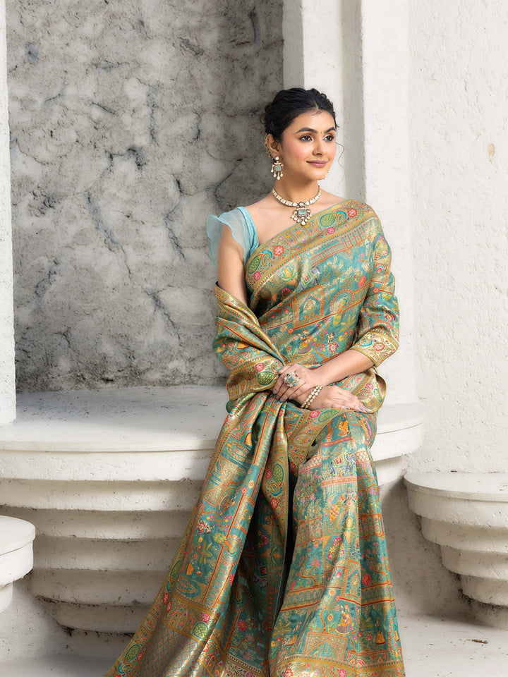Woven Design Dola Silk Saree