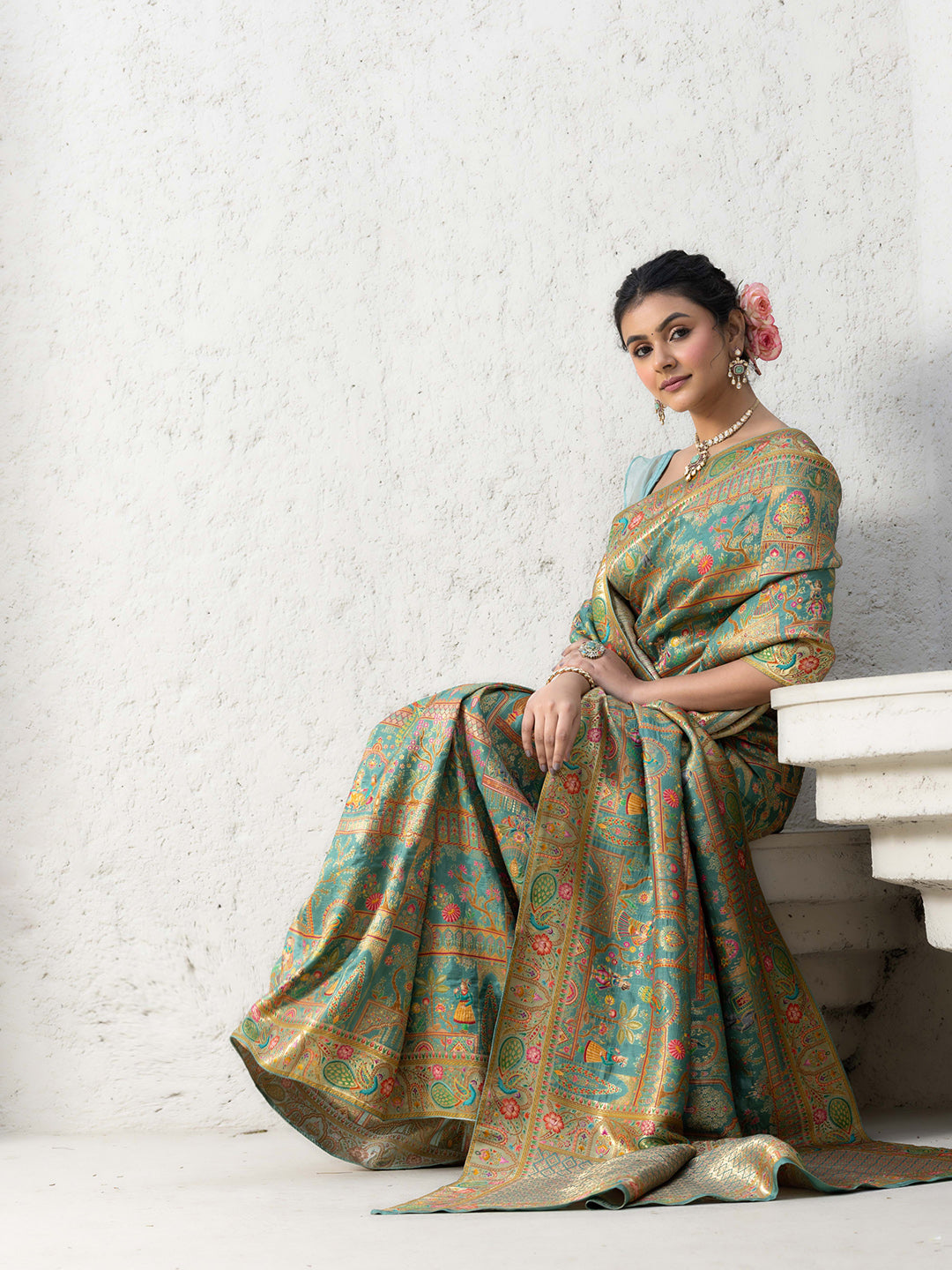 Woven Design Dola Silk Saree