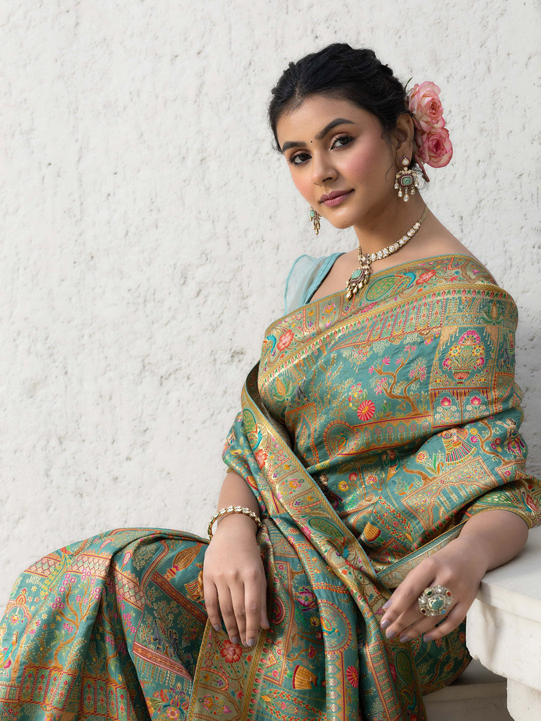 Woven Design Dola Silk Saree