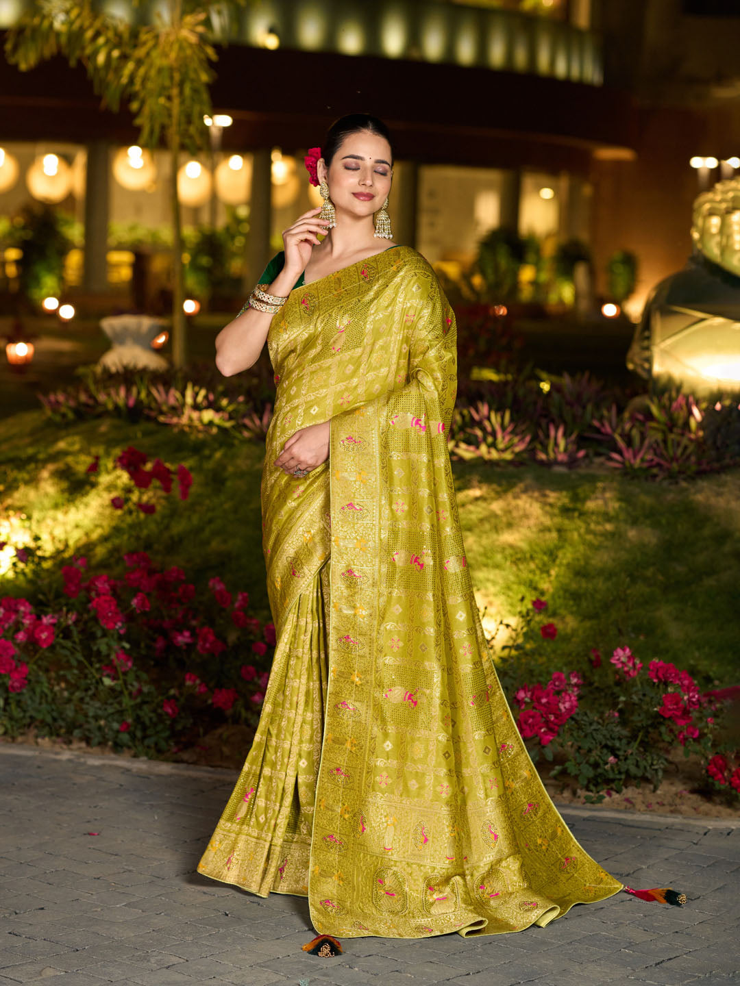 Woven Design Dola Silk Saree