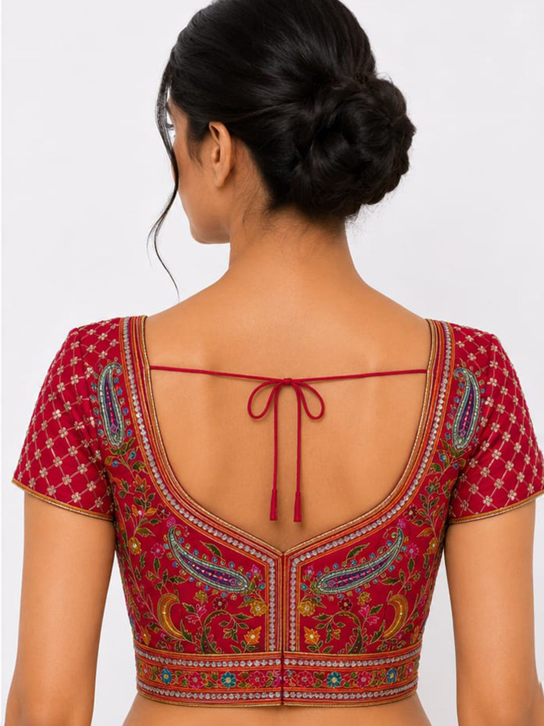 Premium Rani Embroidery Viscose Blouse Piece