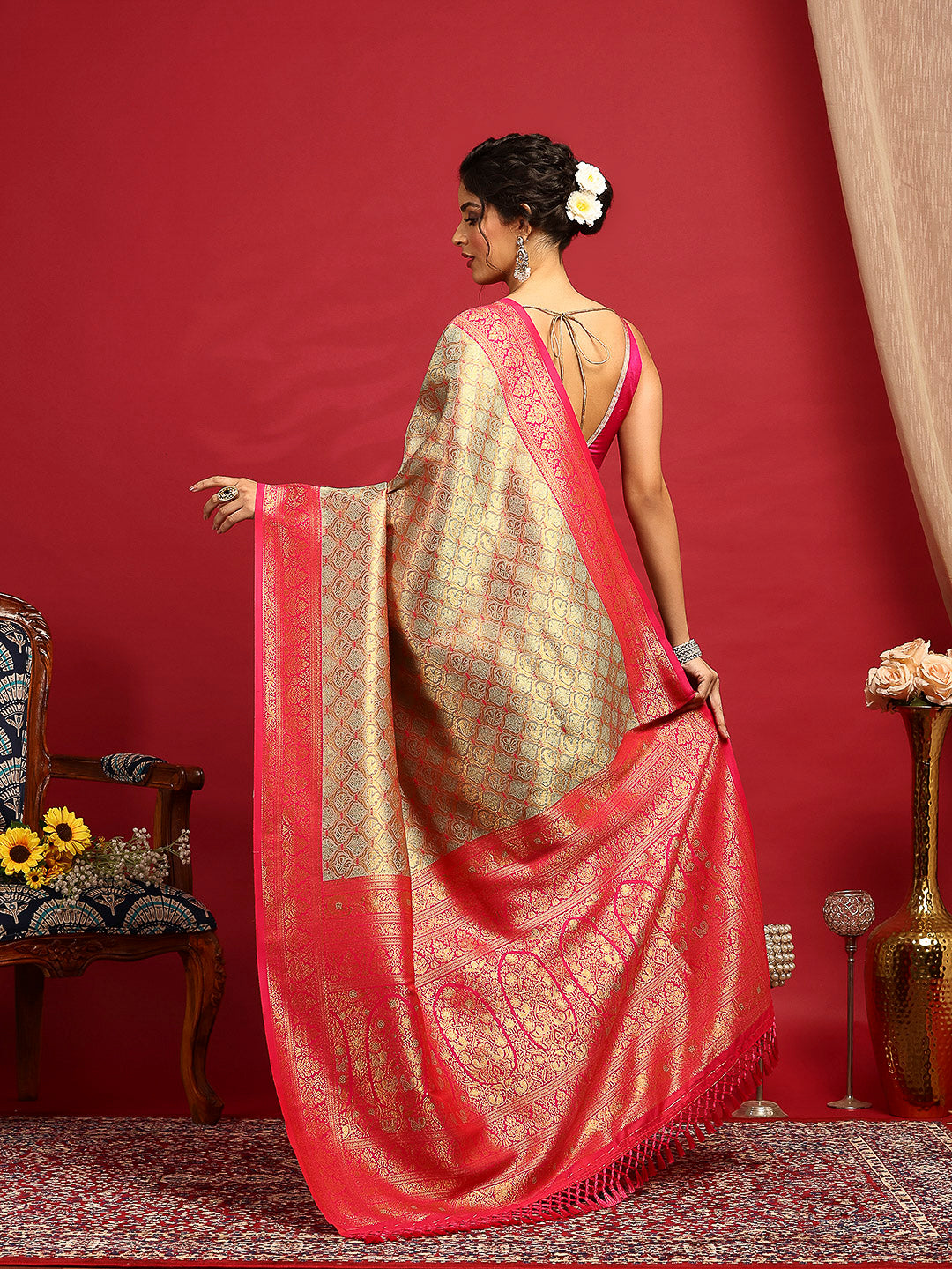 Woven Design Banarasi Saree