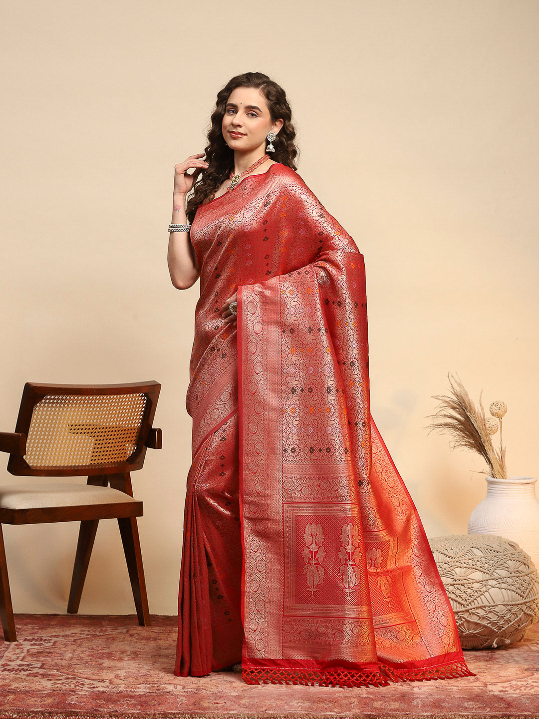 Woven Design Art Silk Saree