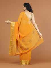 Stone Booti Chiffon Woven Saree