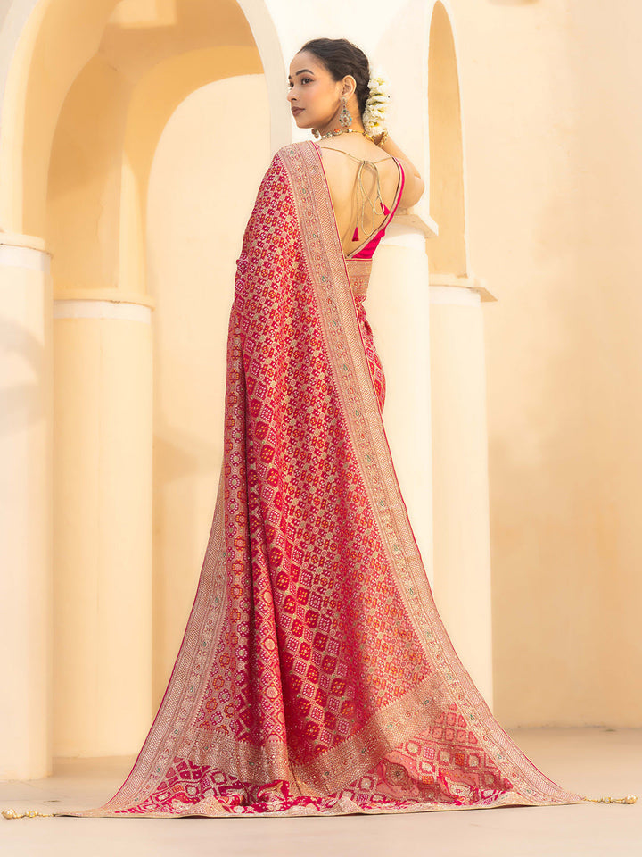 Embroidered Georgette Saree