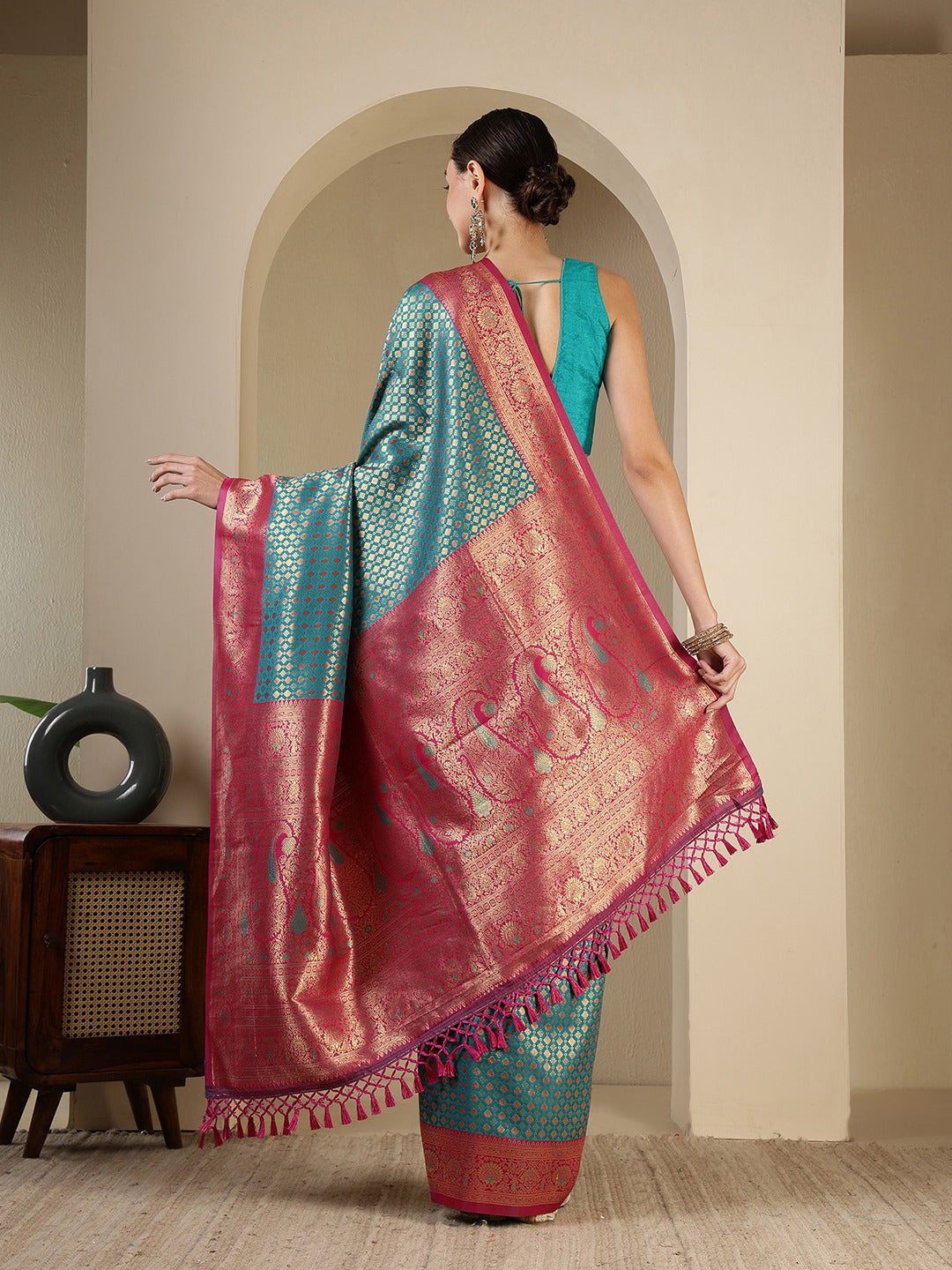 Woven Design Art Silk Saree