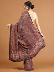 Digital Printed Crepe Saree