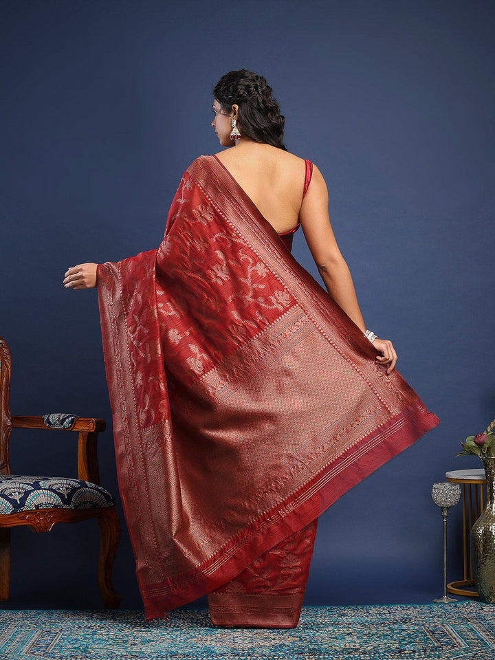 Woven Design Art Silk Saree