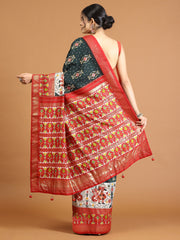 Patola Printed Art Silk Woven Saree