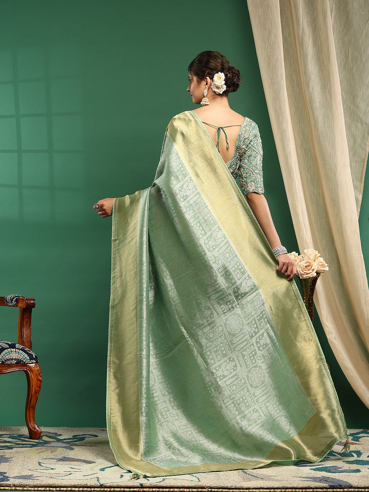 Embroidered Banarasi Saree