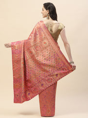 Zari Jaal Woven Satin Saree