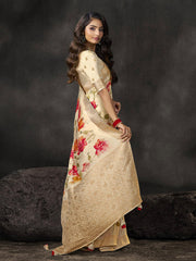 Printed Dola Silk Saree