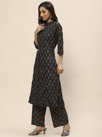 Printed Cotton Kurta Set