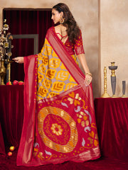 Printed Art Silk Saree