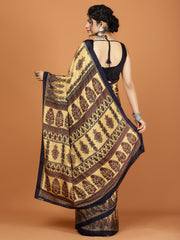 Digital Printed Crepe Woven Saree