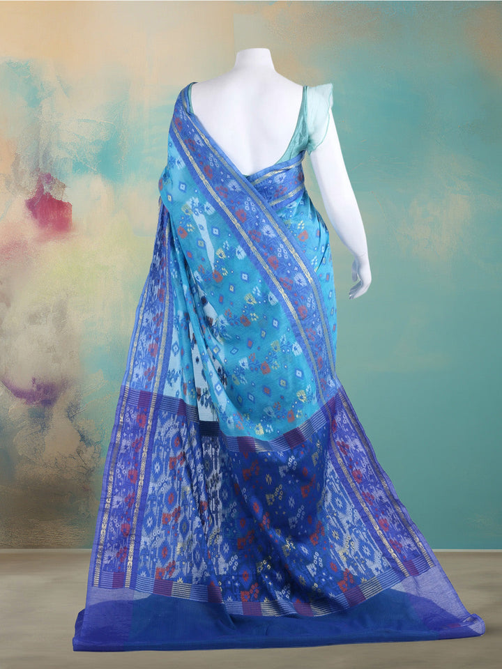 Resham Woven Design Cotton Saree
