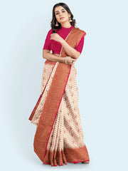 Zari Booti Art Silk Woven Saree