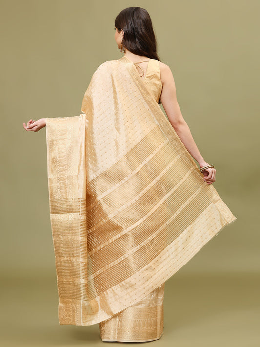 Zari Border Woven Handloom Saree