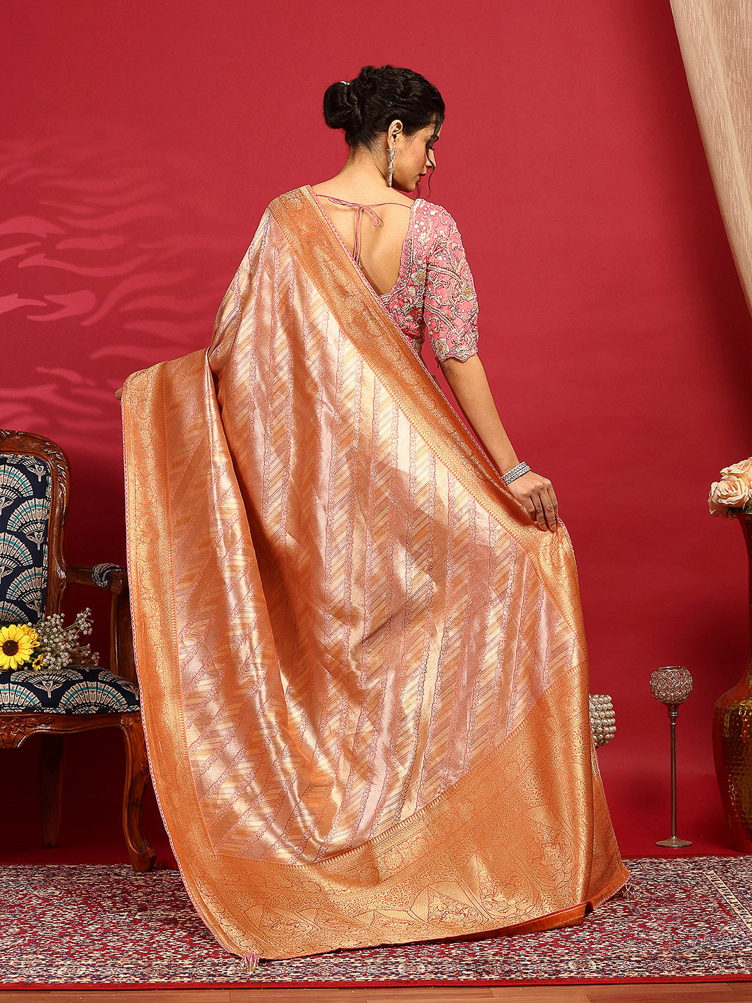 Embroidered Banarasi Saree