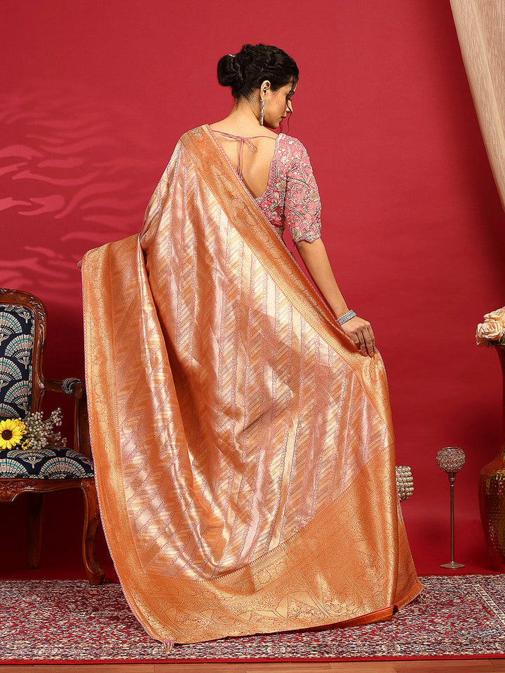 Embroidered Banarasi Saree