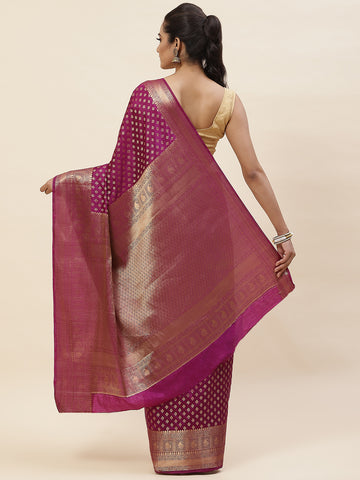 Zari Booti Woven Handloom Saree