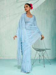 Embroidered Tissue Saree