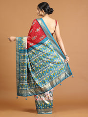 Patola Printed Art Silk Woven Saree