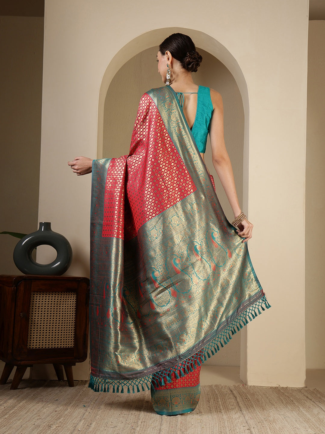 Woven Design Art Silk Saree