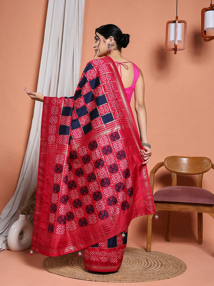 Digital Printed Art Silk Saree