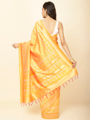 Patola Print Woven Handloom Saree