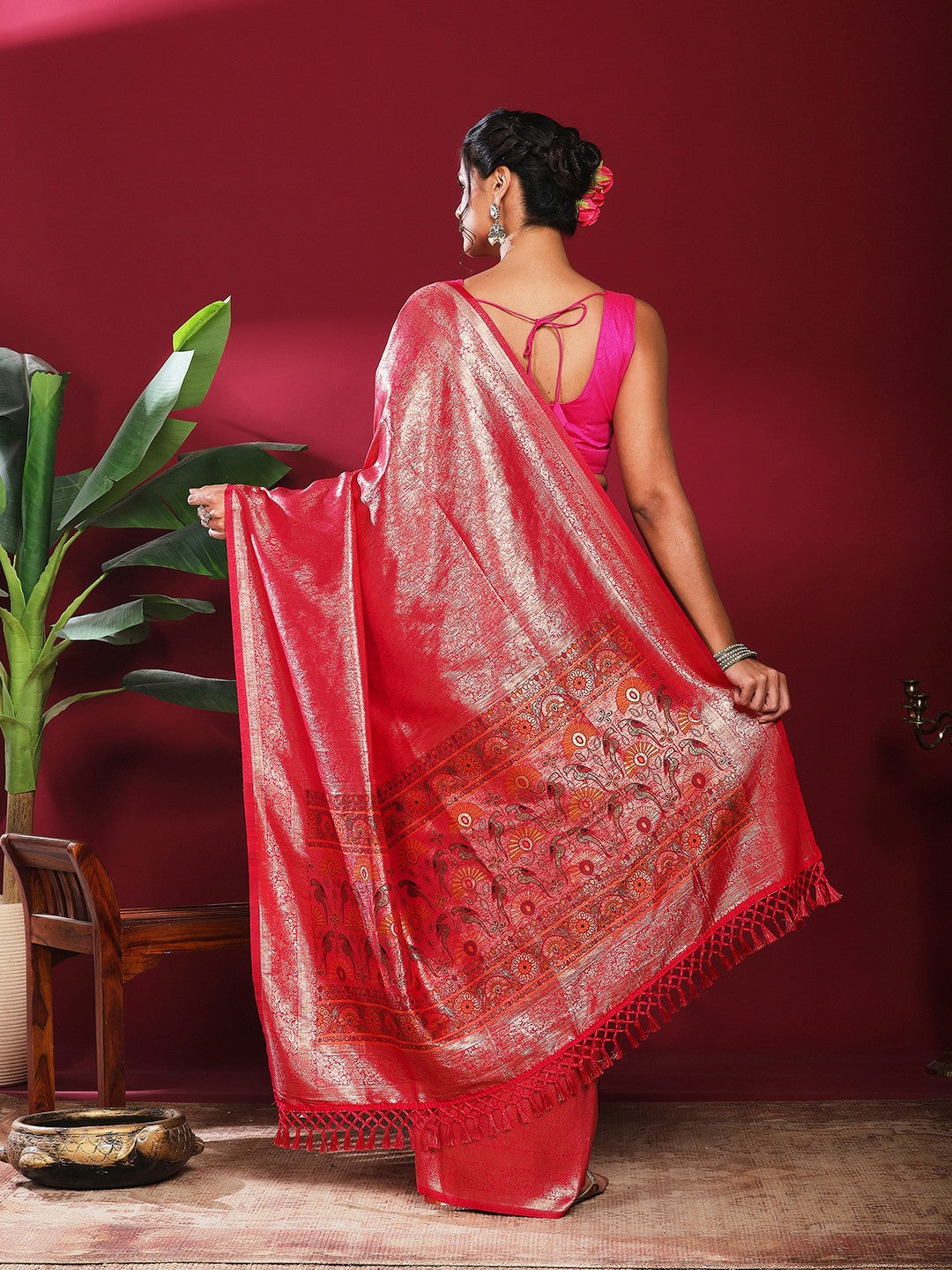 Woven Design Art Silk Saree