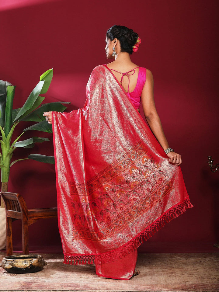 Woven Design Art Silk Saree