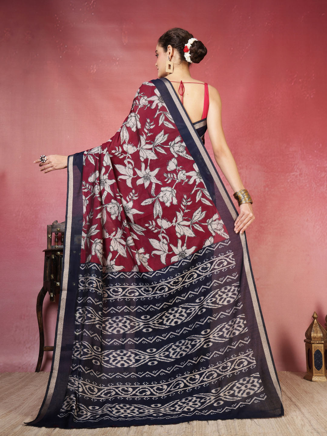 Plain Art Silk Saree