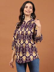 Printed Cotton Blend Kurta