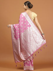 Zari Border Woven Art Silk Saree