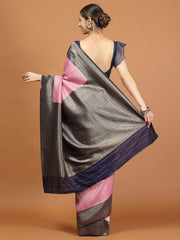 Zari Border Woven Art Silk Saree