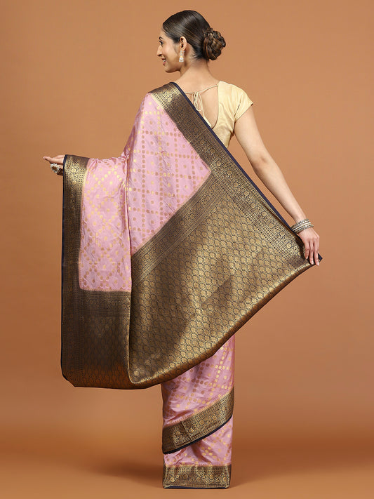 Zari Border Woven Art Silk Saree