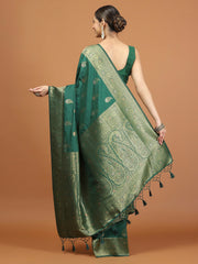 Zari Border Woven Art Silk Saree