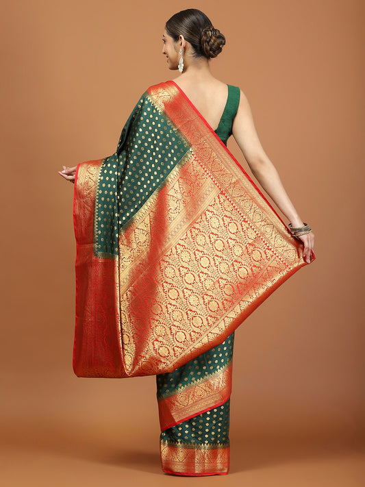 Zari Border Woven Art Silk Saree