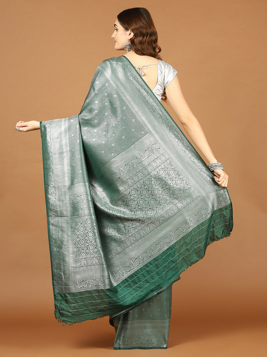 Zari Booti Art Handloom Woven Saree