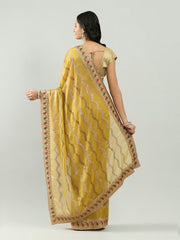 Embroidery Border Organza Saree