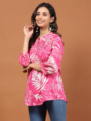 Printed Cotton Blend Kurta